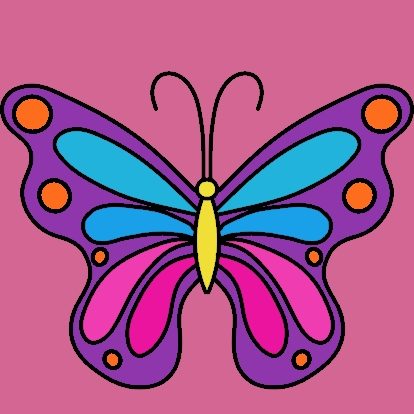 <img src="butterfly_image.jpg" alt="Colorful butterfly with open wings">